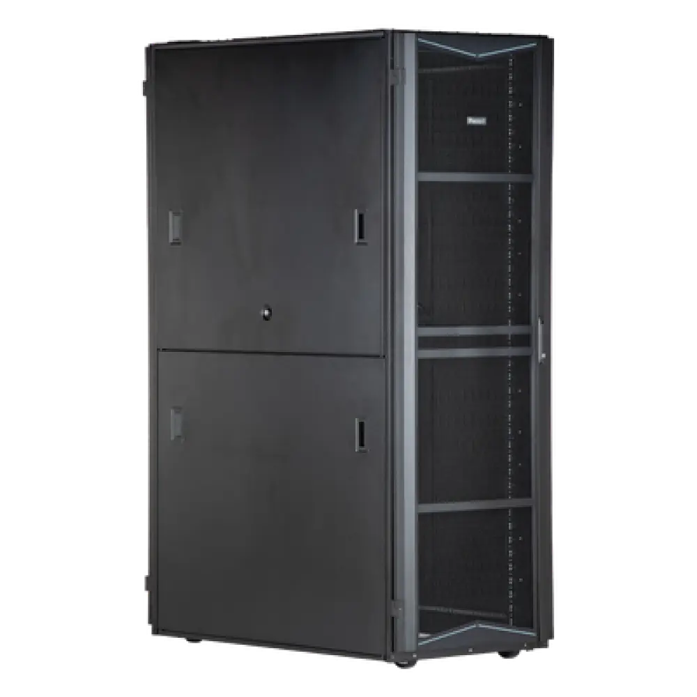 Gabinete para Centros de Datos / 42 UR / 800 mm (2.62 ft) Ancho / 1070 mm (3.51 ft) Profundidad / Acero / Negro