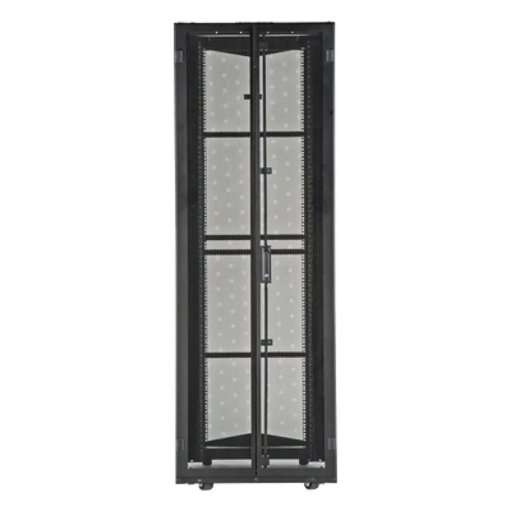 Gabinete para Centros de Datos / 42 UR / 800 mm (2.62 ft) Ancho / 1070 mm (3.51 ft) Profundidad / Acero / Negro