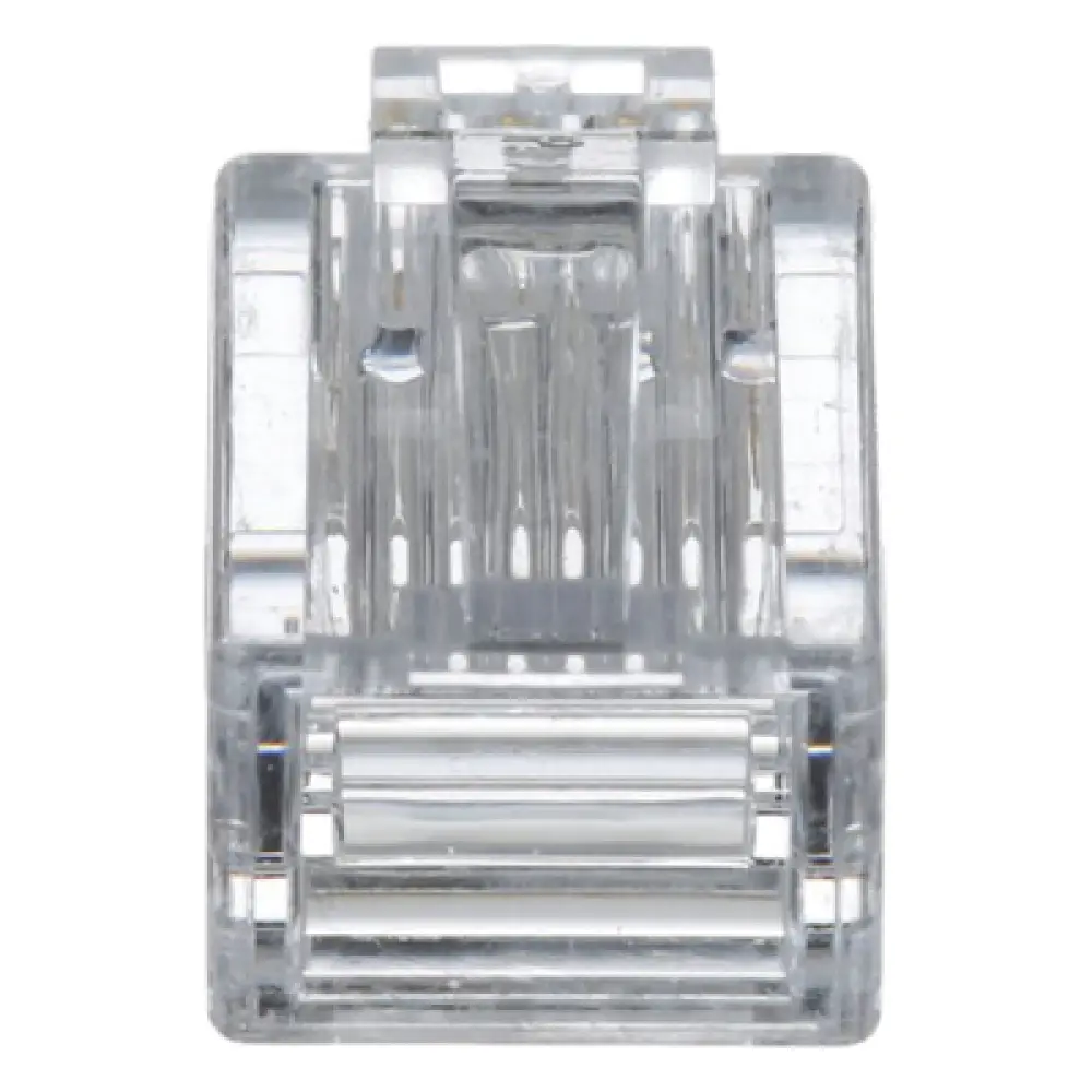Plug RJ45 / Cat5e / 24-26 AWG / 50 µin Oro / 2500 Ciclos / PoE++ / -10 a 60°C / Paquete 100 pzas