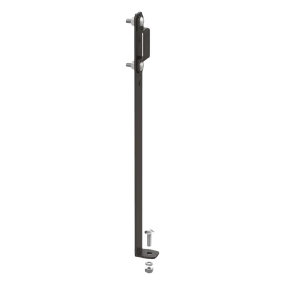 Kit de Elevación para Escalerilla / 3 o 6 in (76 o 152 mm) / Acero Calibre 11 / Acabado Negro RAL 9005 / Universal para Cualquier Ancho de Rack
