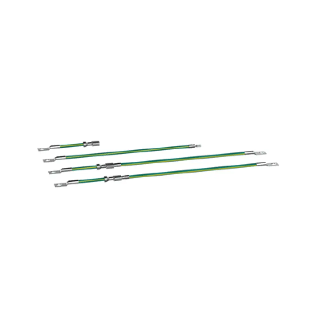 Kit de Conexión a Tierra / Gabinete TrueEdge™ / 2 Jumpers 10 AWG / Cobre / Puerta a Gabinete