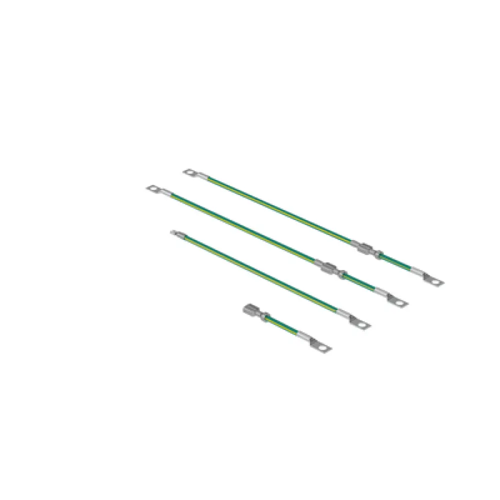 Kit de Conexión a Tierra / Gabinete TrueEdge™ / 2 Jumpers 10 AWG / Cobre / Puerta a Gabinete