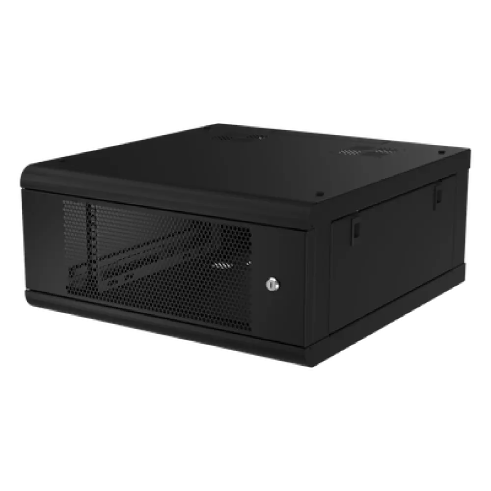 Gabinete de Pared / Puerta Perforada / 4U / 19 in / 635 mm (2.08 ft) Profundidad / Acero Reforzado