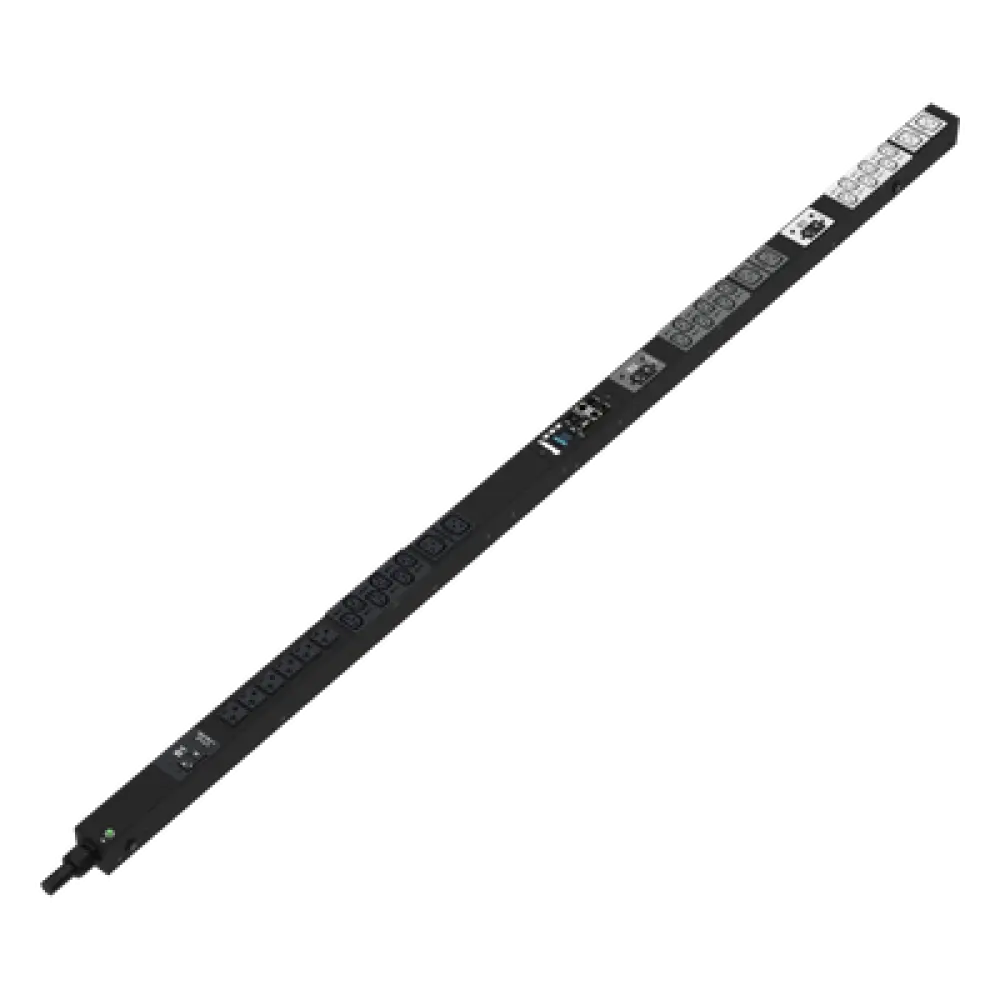 PDU Monitoreable / 30 Amp / 208 Vca / 30 Salidas / NEMA L21-30P / C13, C19, 5-20R / Instalación Vertical