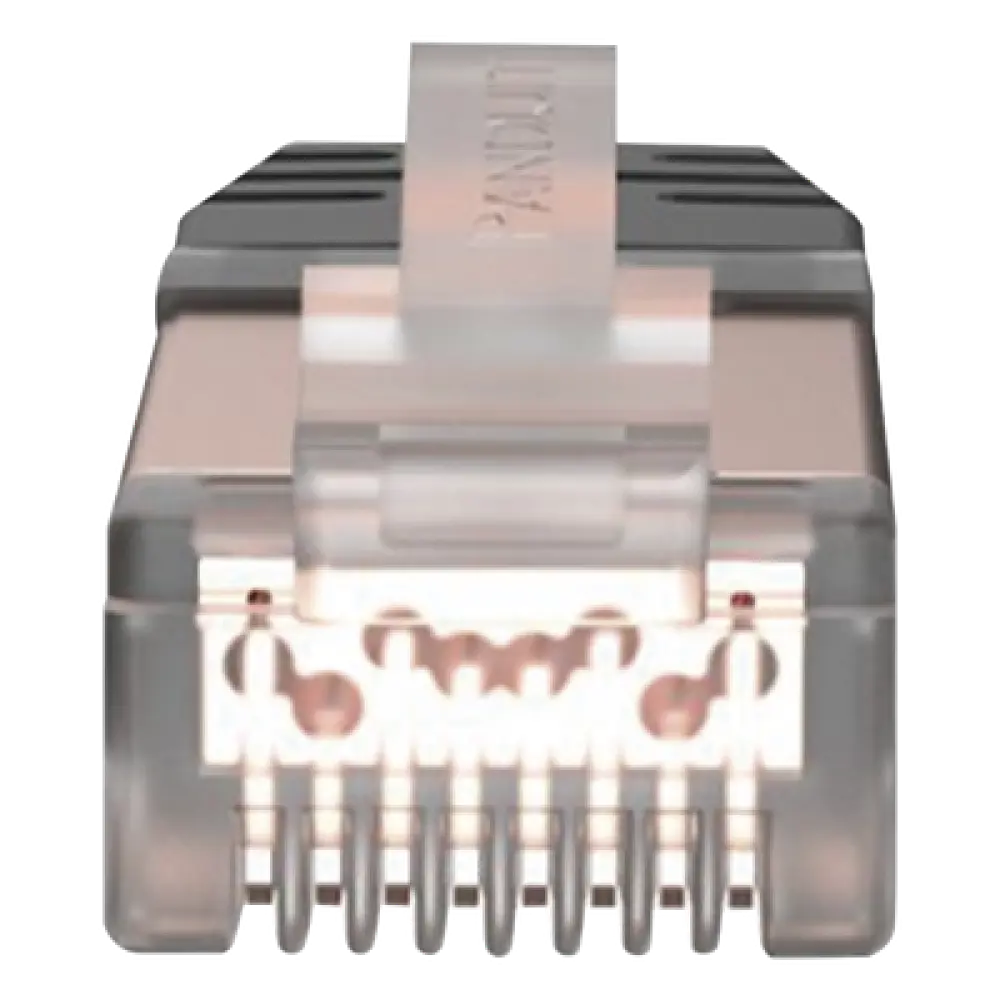 Plug RJ45 Blindado / Cat6A / 8P8C / 23-24 AWG / 50 µm Oro / 100 Piezas