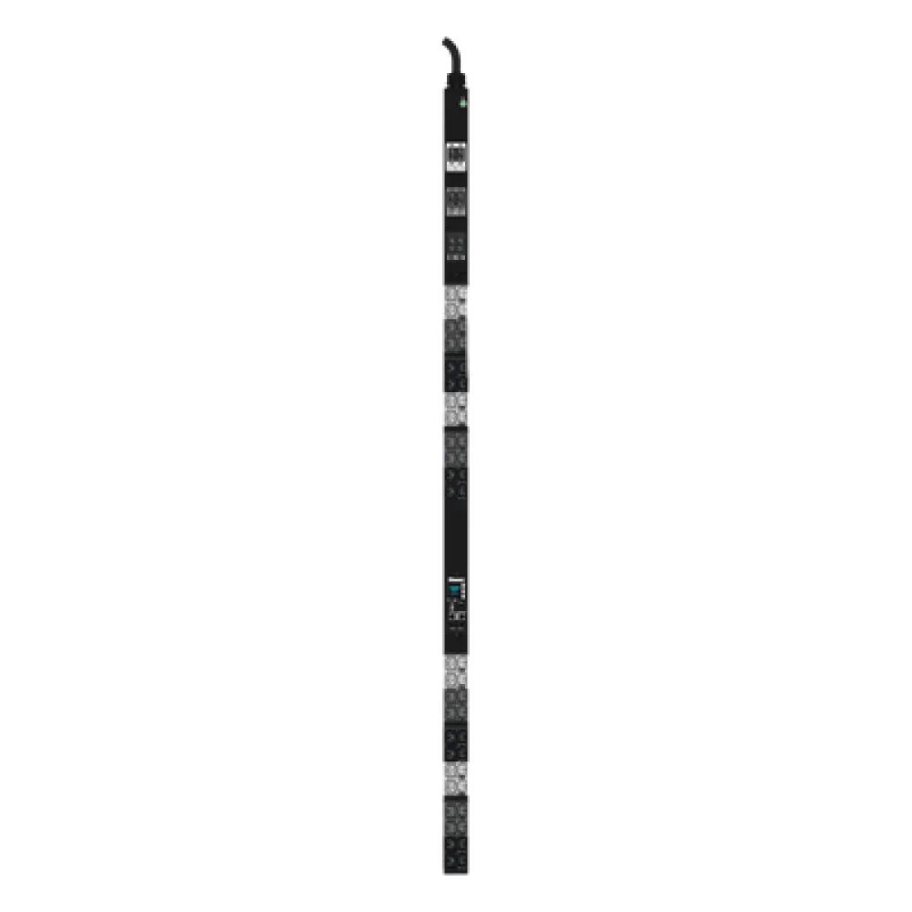 PDU Monitoreable y Switchable / 48 Salidas C13/C15/C19/C21 / Entrada IEC 60309 3P+N+E 6h 30A/32A / 240 Vca / Instalación Vertical