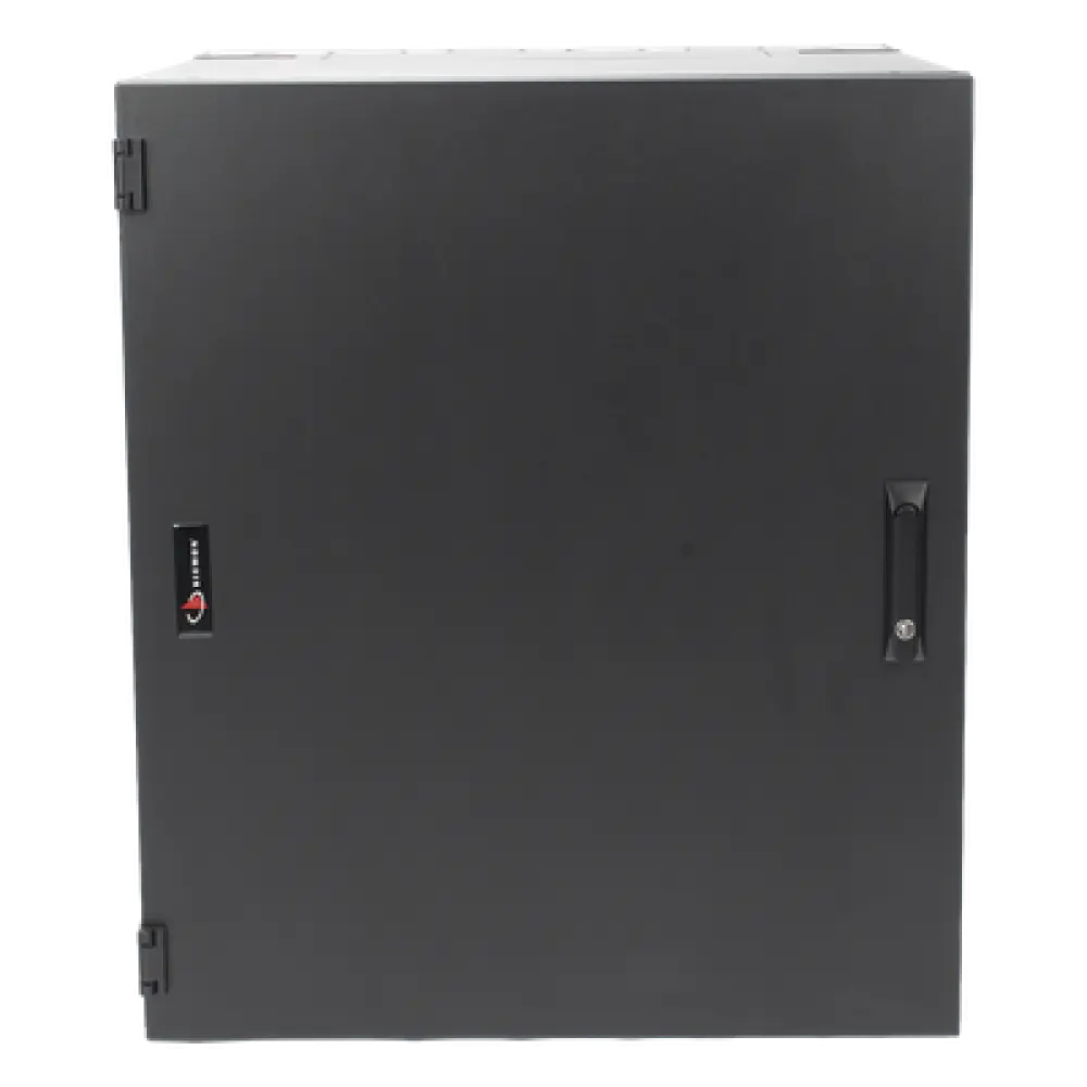 Gabinete de Montaje en Pared / 18U / 737 mm (29 in) Ancho / 762 mm (30 in) Profundidad / Puerta Sólida Frontal / Paneles Laterales Ventilados / IP20 / NEMA Type 1