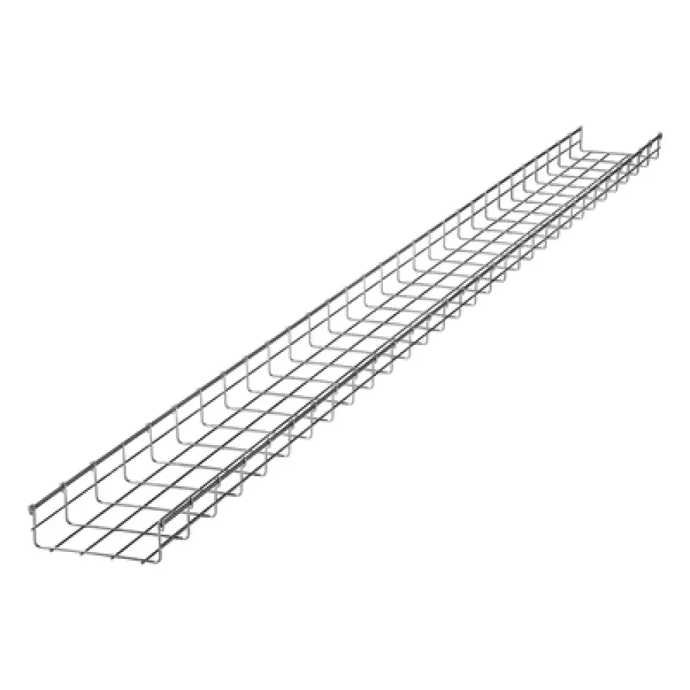 Charola Tipo Malla / 66 mm Peralte / 200 mm Ancho / 3 m (9.84 ft) / Electro Zinc / 210 Cables Cat6