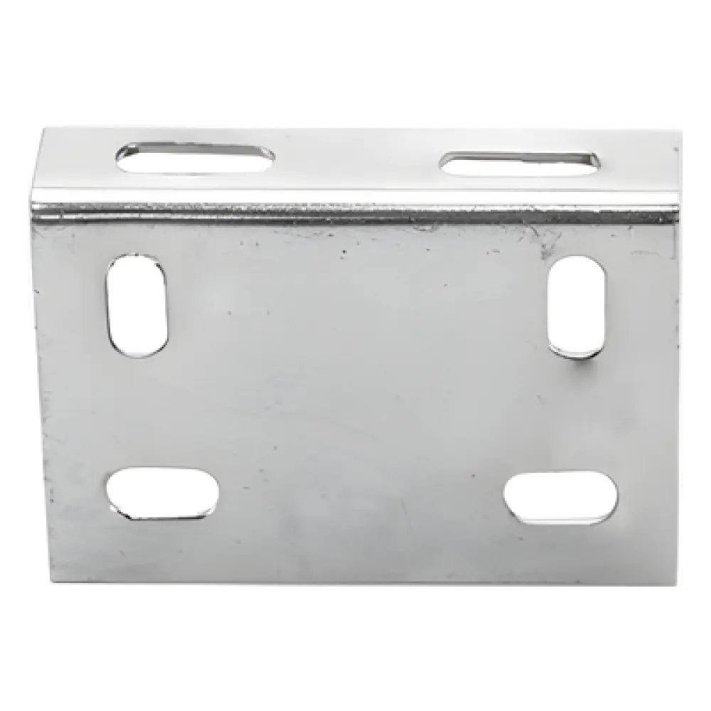 Placa Salida a Tubo / Acabado Electro Zinc / Compatible 1/2' a 2' / Abrazadera Tipo U