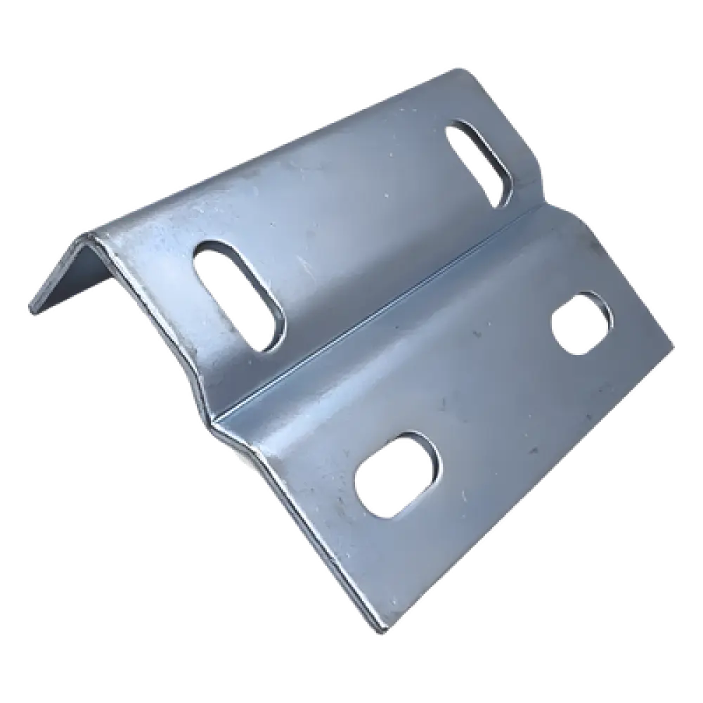 Placa Salida a Tubo / Acabado Electro Zinc / Compatible 1/2' a 2' / Abrazadera Tipo U