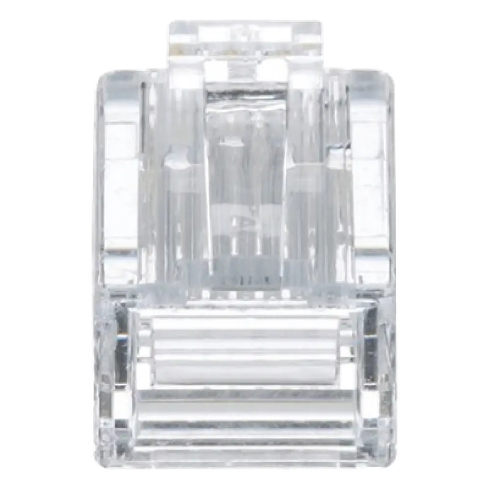 Plug RJ45 / Cat5e / 24-26 AWG / 50 µin Oro / 2500 Ciclos / 50 Piezas / -10°C a 60°C