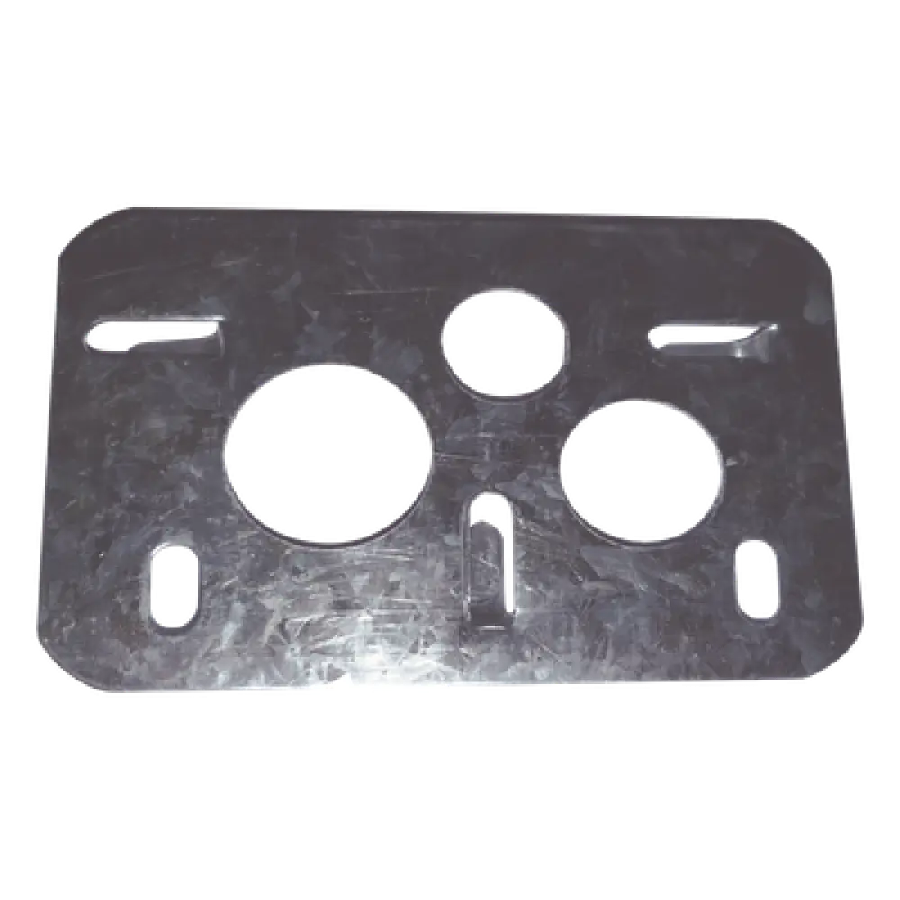 Placa Salida a Tubo Automática / 3/4", 1" y 1 1/4" / Lámina Galvanizada G60 / 5 kg