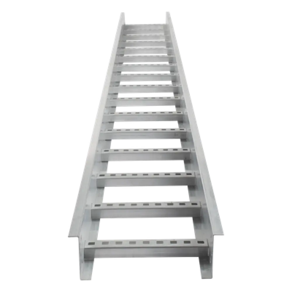 Escalera Portacables / Perfil Z / Peralte 3 1/4" / Ancho 6" / Paso 9" / 3.66 m (12 ft) / Capacidad 137 Cables
