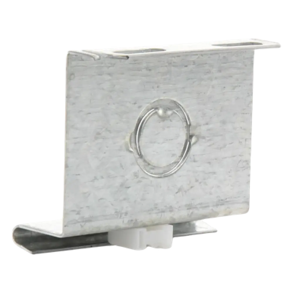 Placa de Salida a Tubo Automática / 66 mm / Tuberías 1/2 a 2 pulgadas / Abrazadera Tipo U / Acabado Electro Zinc