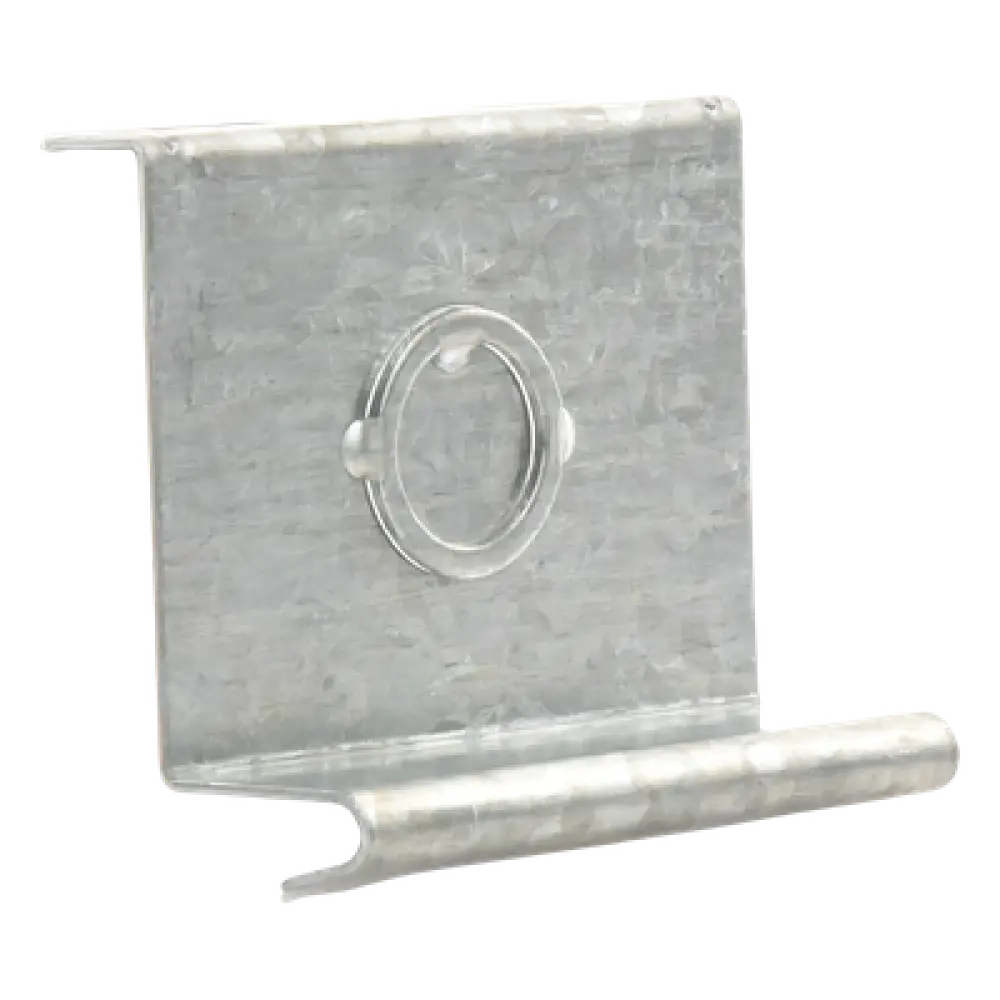 Placa de Salida a Tubo Automática / 66 mm / Tuberías 1/2 a 2 pulgadas / Abrazadera Tipo U / Acabado Electro Zinc