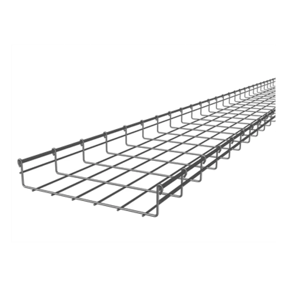 Charola Tipo Malla / 54 mm Peralte / 300 mm Ancho / 3 m Longitud / 10 pies / Electro Zinc 15-20 micras / 258 Cables Cat6