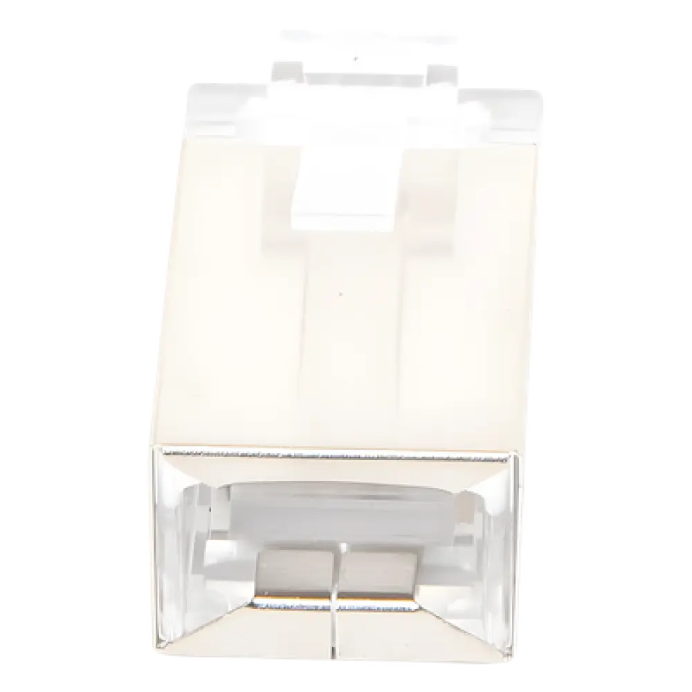 Conector RJ45 / Blindado / Categoría 5E / Chapado en Oro 30µ / Sin Pin a Tierra / T568A/T568B