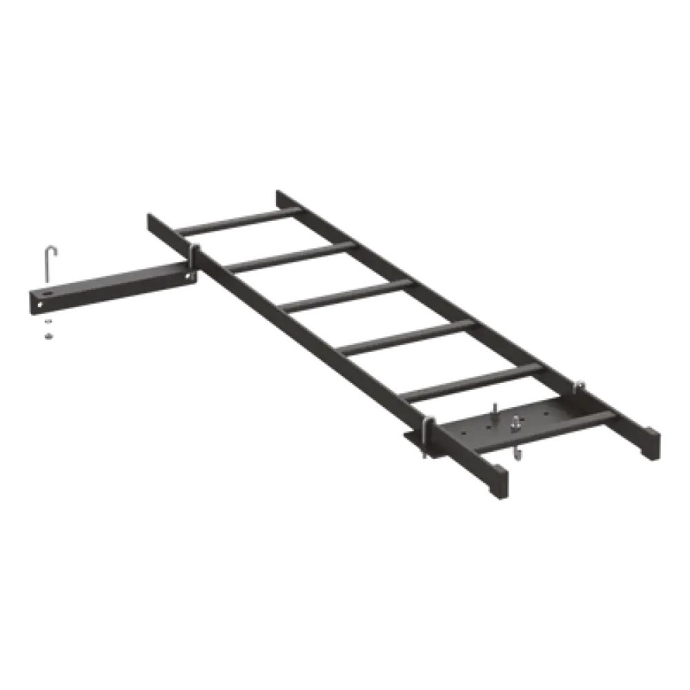 Kit de Conexión de Rack a Pared / Escalerilla 1.37 m (4.5 ft) x 305 mm (12 in) / Acero Calibre 16 / Acabado Electrostático Negro RAL 9005