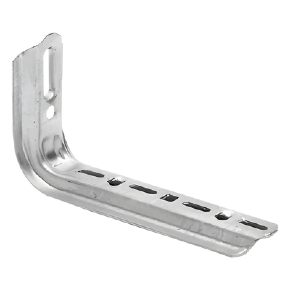 Ménsula Omega Tipo L / 310 mm de Ancho / Acero al Carbono Calibre 13 / Acabado Electro Zinc / Montaje en Muro
