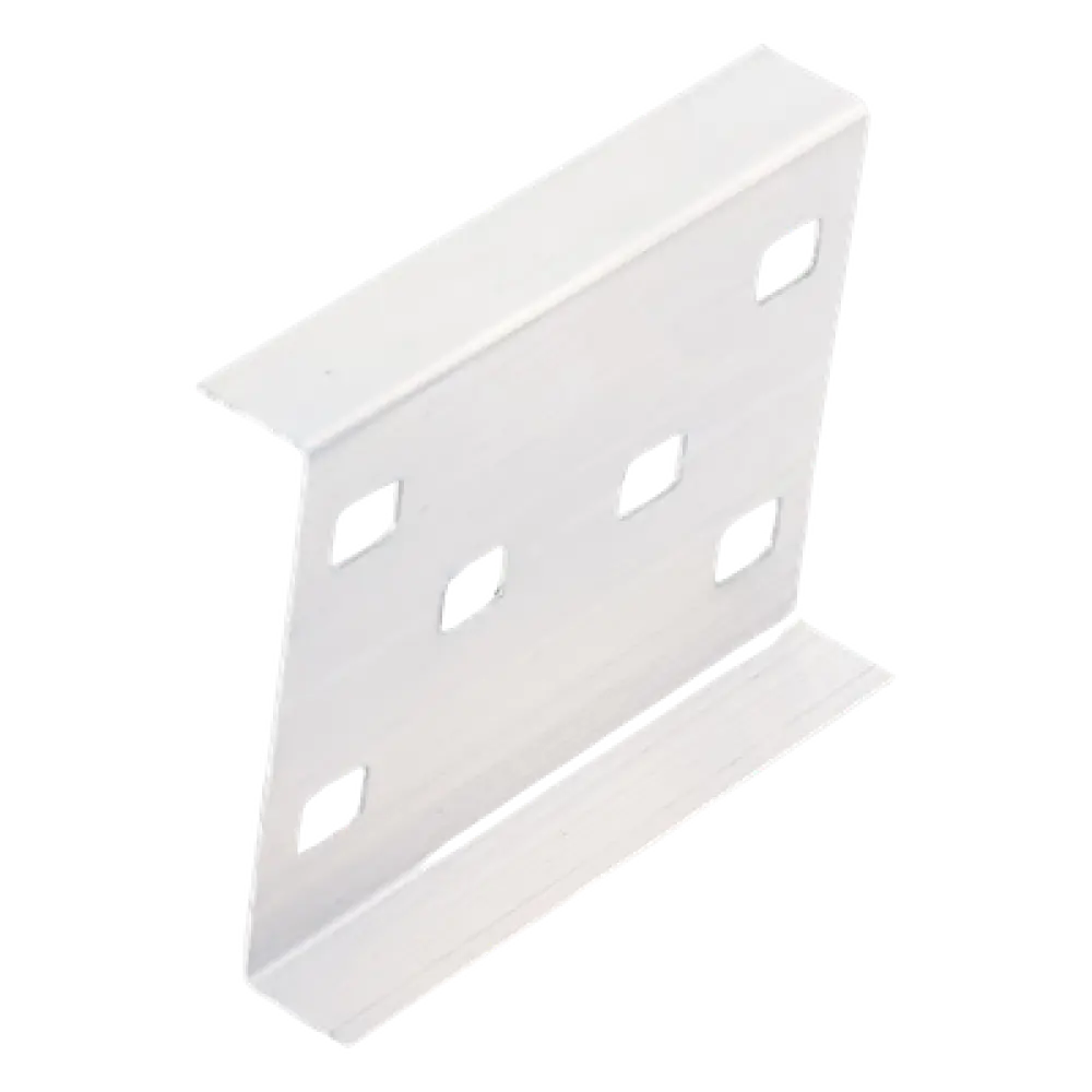 Cople para Uniones de Escalera Portacables / Perfil Z / Peralte 3 1/4" / Aluminio / Incluye Tornillería