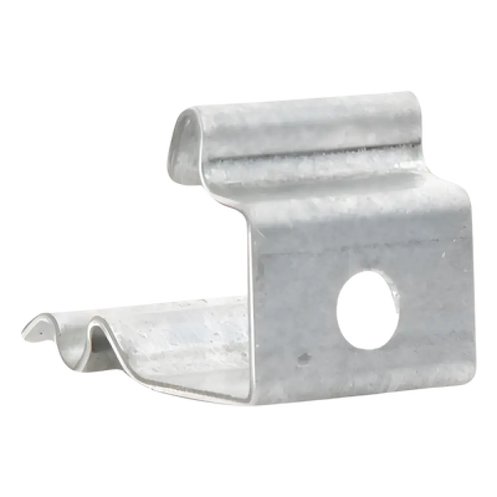 Clip de Fijación / Charola 50 mm / Peraltes 33, 66 y 54 mm / Acero Calibre 14 (1.9 mm) / Pintura Poliéster