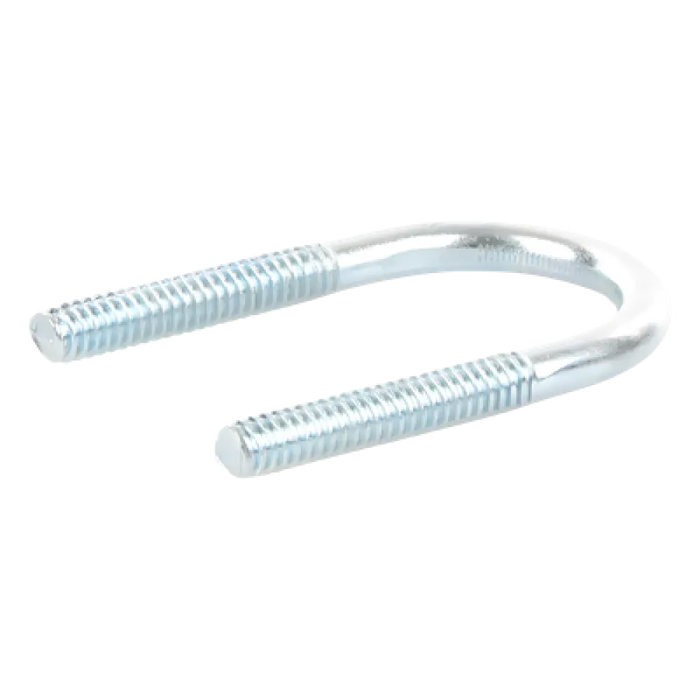 Abrazadera Tipo U / 1/2 Pulgada / Acabado Electro Zinc / Acero Tratado / Sin Tuercas Ni Arandelas