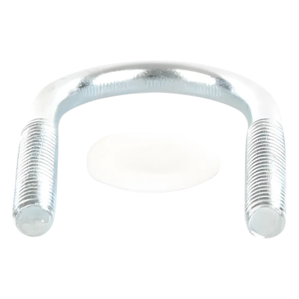 Abrazadera Tipo U / 1/2 Pulgada / Acabado Electro Zinc / Acero Tratado / Sin Tuercas Ni Arandelas