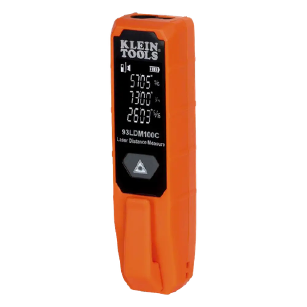 Medidor Láser de Distancia / Rango 5.1 cm a 30.5 m (16.7 ft a 100.1 ft) / Precisión 1/16'' / Pantalla LCD Dual / Clip de Bolsillo