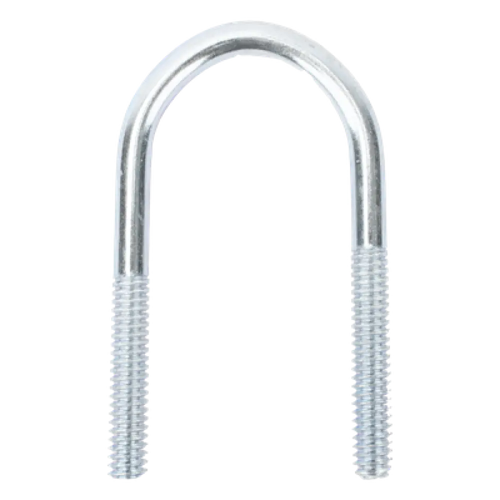 Abrazadera Tipo U / 1 1/4" / Acabado Electro Zinc / Sin Tuercas Ni Arandelas