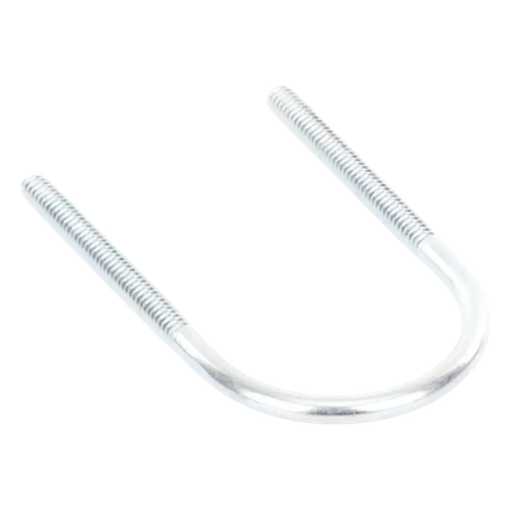 Abrazadera Tipo U / 1 1/4" / Acabado Electro Zinc / Sin Tuercas Ni Arandelas