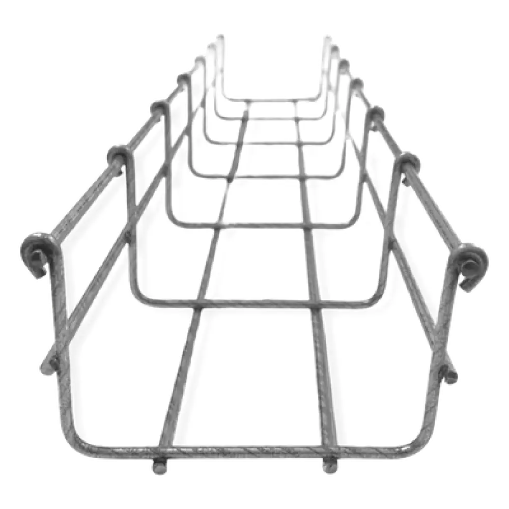Charola Tipo Malla / Bimetálica Zinc-Aluminio / 54/100 mm / 86 Cables Cat6 / 3 m (9.8 ft) / Uso Exterior y Zonas Húmedas