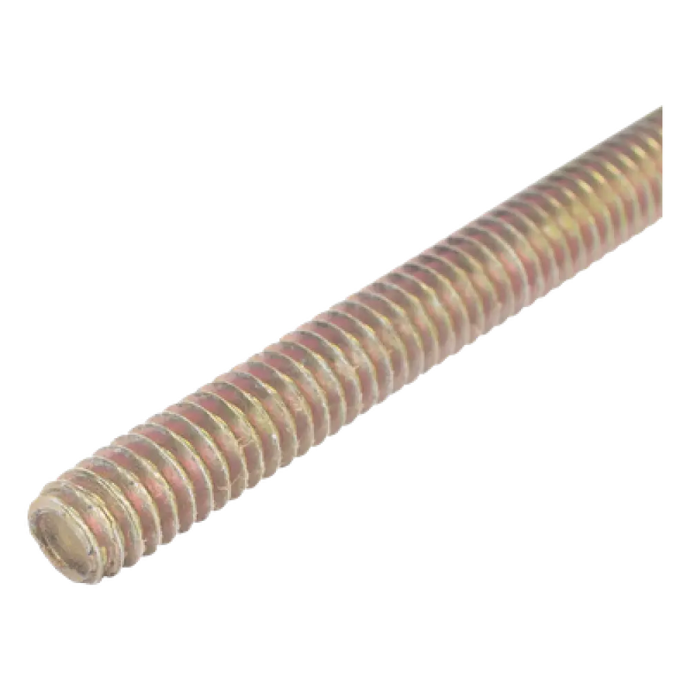 Varilla Roscada Tropicalizada / 3/8" (9.5 mm) x 3000 mm / Acabado Níquel-Cromado / Resistente a Corrosión / Uso Exterior e Industrial