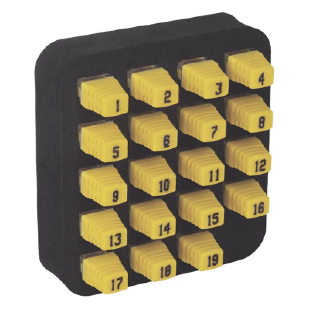 Kit de Mapeo de Red / RJ45 / 19 Ubicaciones Simultáneas / 3.6 cm x 7.6 cm x 8.4 cm / 54 g