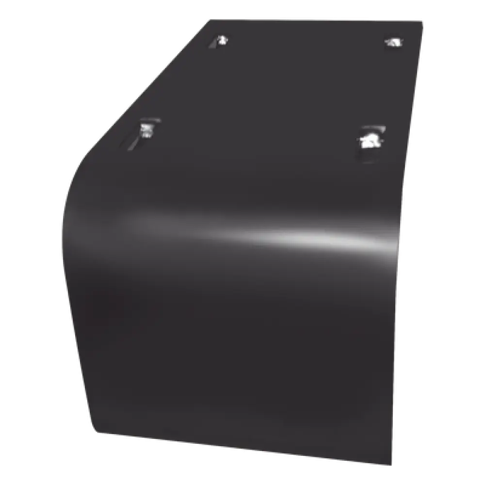 Bajada para Cable / 100 mm de Ancho / Acero Galvanizado G60 Calibre 18 (1.2 mm) / Recubrimiento Epóxico Negro / Sin Tornillería Adicional