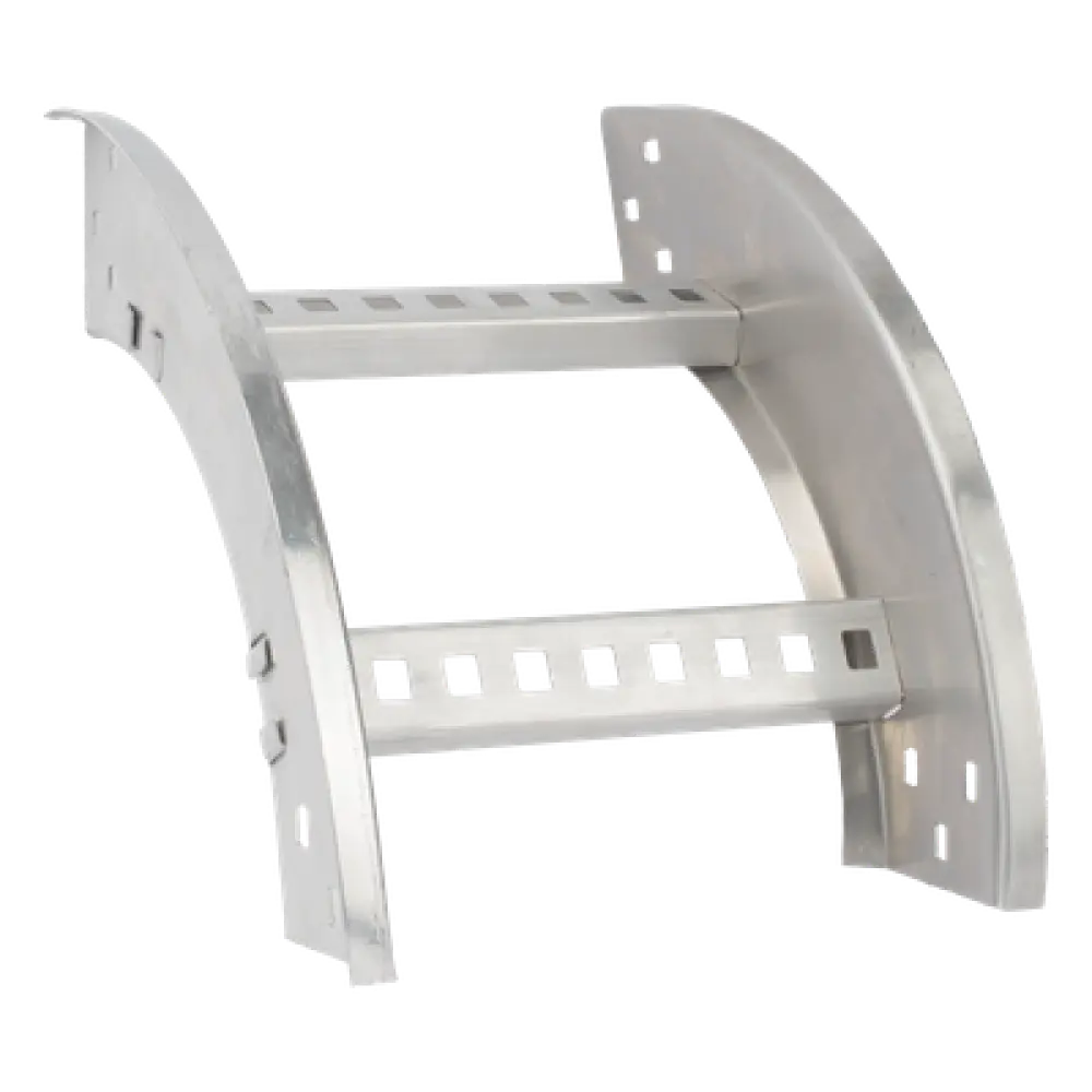 Curva Vertical Exterior / Perfil Z / Peralte 3 1/4" / Ancho 12" / Radio 8" / Aluminio