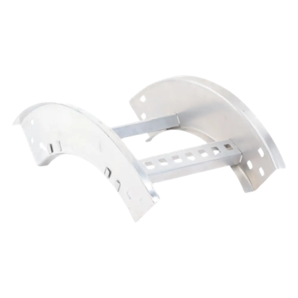 Curva Vertical Exterior / Perfil Z / Peralte 3 1/4" / Ancho 12" / Radio 8" / Aluminio