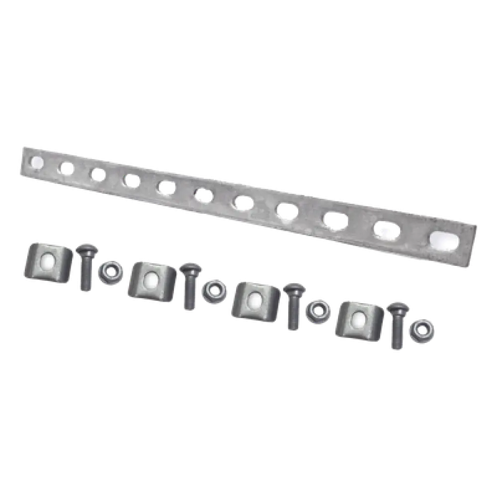 Kit de Unión para Charolas / 13 Piezas / Acabado Galvanizado por Inmersión en Caliente / Bimetálico / Uso Exterior y Zonas Húmedas / Instalación con Llave de 10 mm
