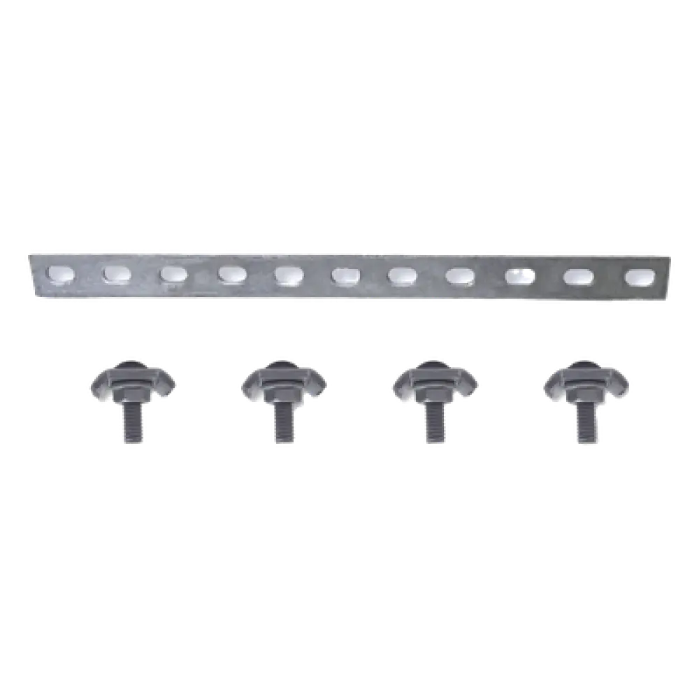 Kit de Unión para Charolas / 13 Piezas / Acabado Galvanizado por Inmersión en Caliente / Bimetálico / Uso Exterior y Zonas Húmedas / Instalación con Llave de 10 mm