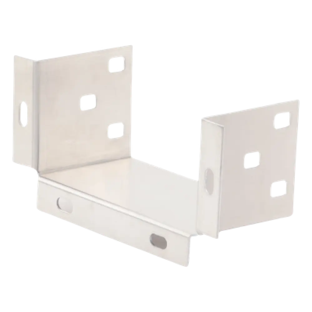 Conector de Escalera a Tablero / Peralte 3 1/4" / Ancho 6" / Aluminio / Tornillería Incluida