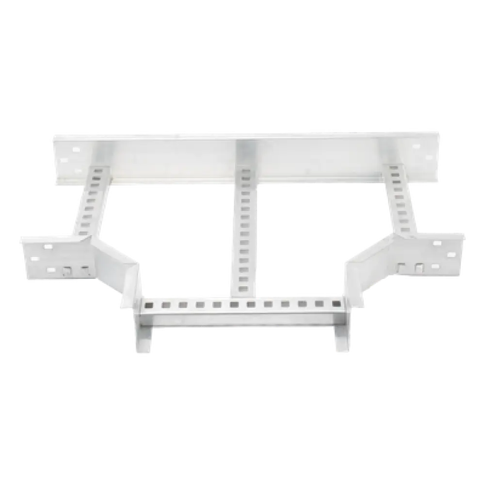 Derivación T Horizontal / Aluminio Perfil Z / Peralte 3 1/4" / Ancho 12" / Radio 8" / NEMA-VE1/VE2