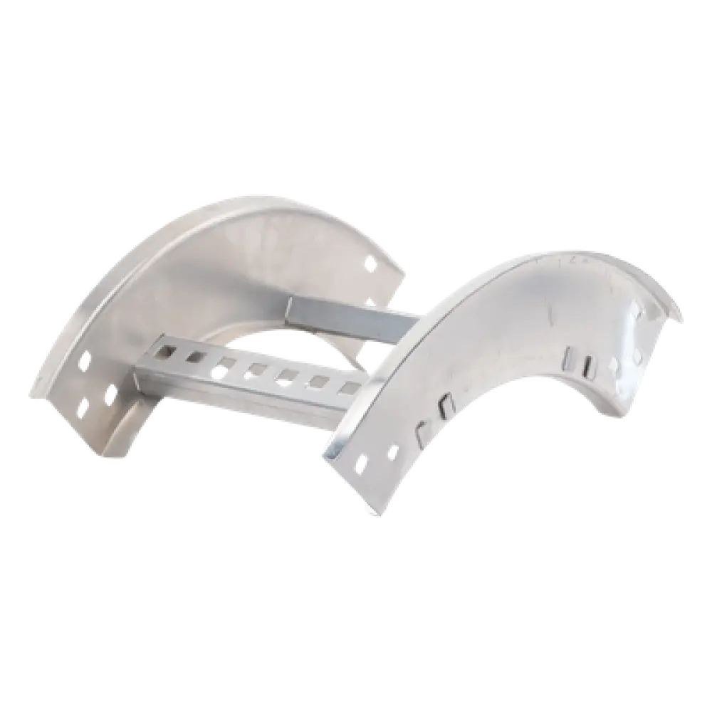 Curva Vertical Exterior / Perfil Z / Peralte 3 1/4" / Ancho 9" / Radio 8" / Aluminio / NEMA VE1-VE2