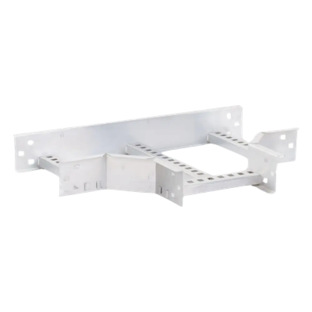 Derivación T Horizontal / Perfil Z / Peralte 3 1/4" / Ancho 9" / Radio de Curvatura 8" / Aluminio / Incluye Tornillería