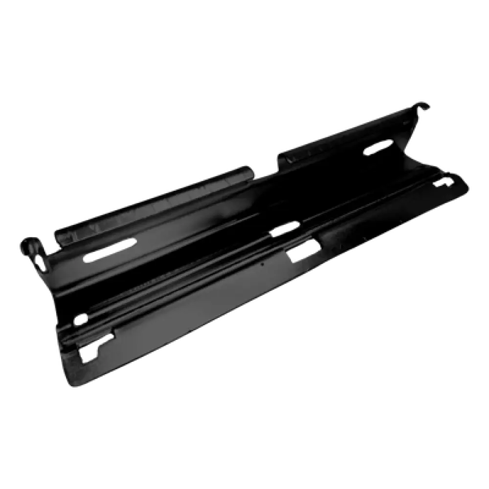 Clip Automático para Charola Tipo Malla / Acero Calibre 18 / Ancho 100 a 300 mm / Acabado Electrozincado 15-20 µm / Pintura Epóxica Negra
