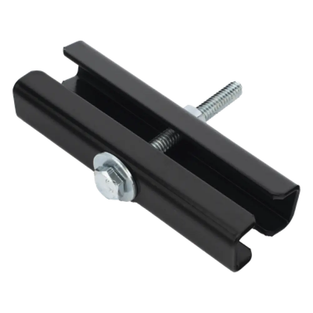 Cople para Escalera Tubular / 1.5" de Peralte / 12" de Ancho / Acero al Carbón con Pintura Epóxica