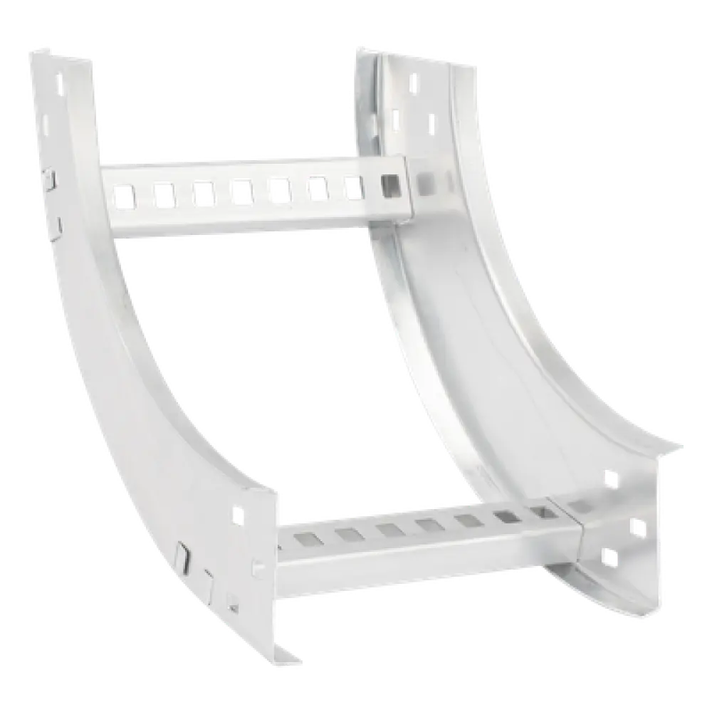 Curva Vertical Interior de Aluminio / Perfil Z / Peralte 3 1/4" / Ancho 9" / Radio 8" / Ambientes Salinos