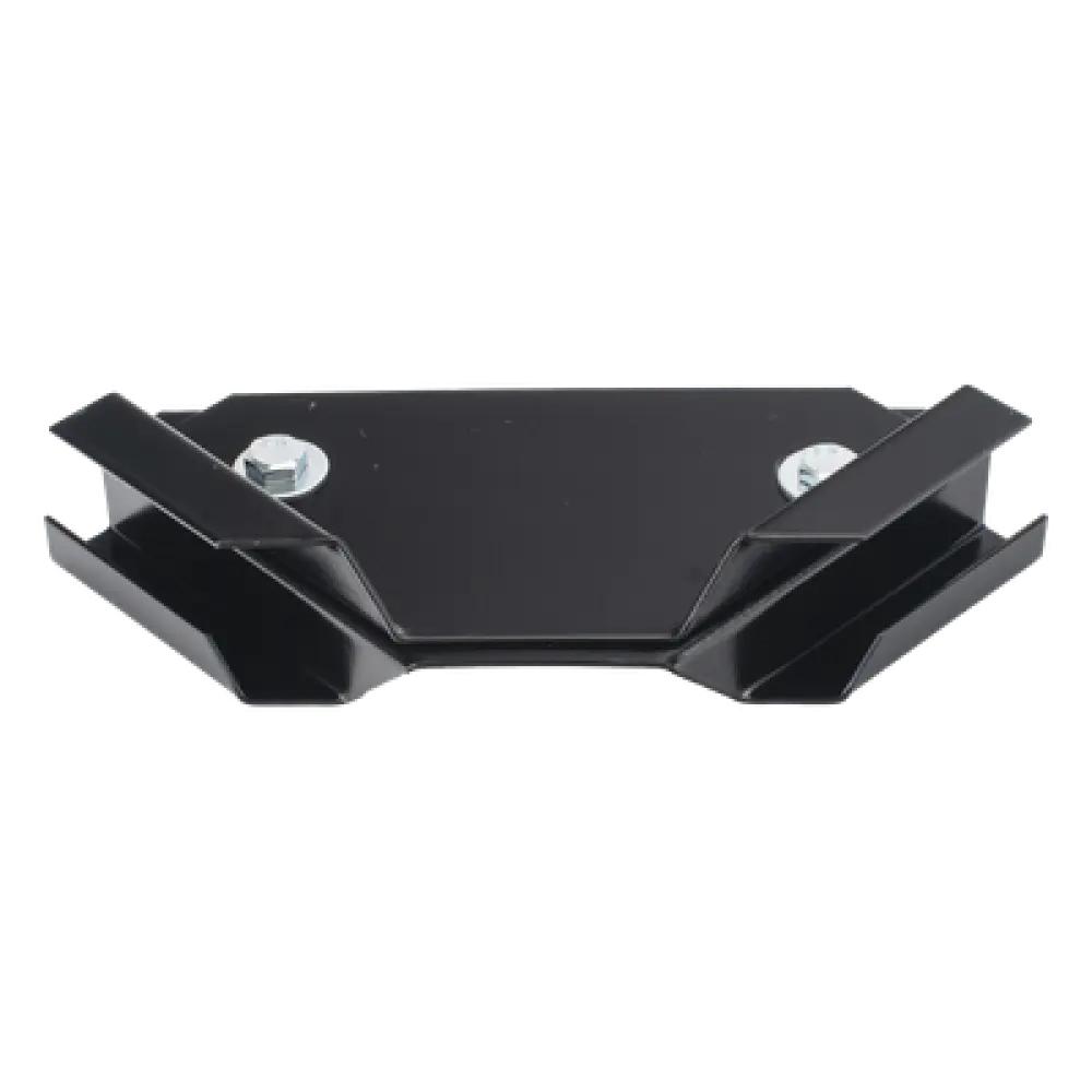 Kit Derivación Tipo T / Escalera Tubular 1.5" Peralte / 12" Ancho / Acero Carbono / Recubrimiento Epóxico Negro / Tornillería Incluida