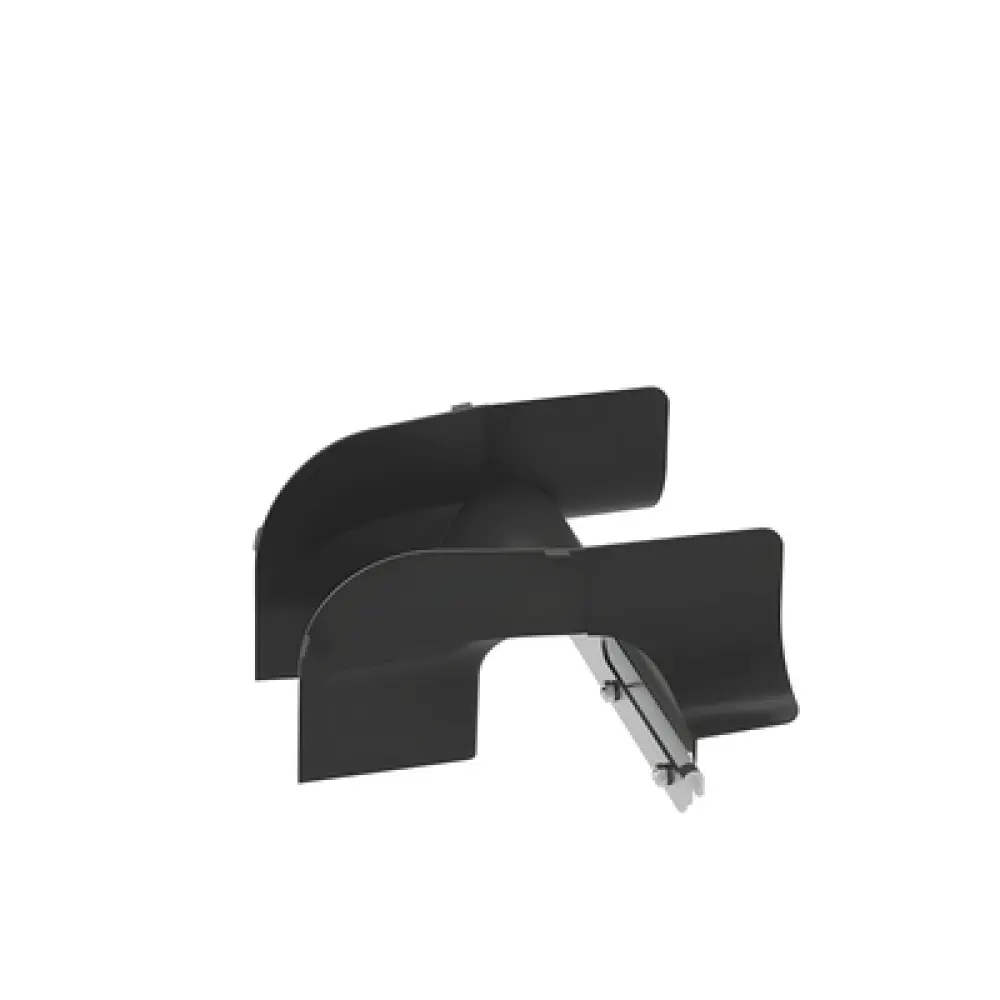 Bajada de cables para charola wire basket / 4 in / Control de radio de curvatura / Negro