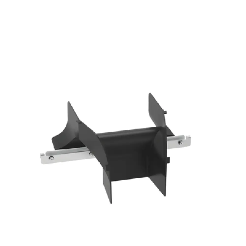 Bajada de cables para charola wire basket / 4 in / Control de radio de curvatura / Negro