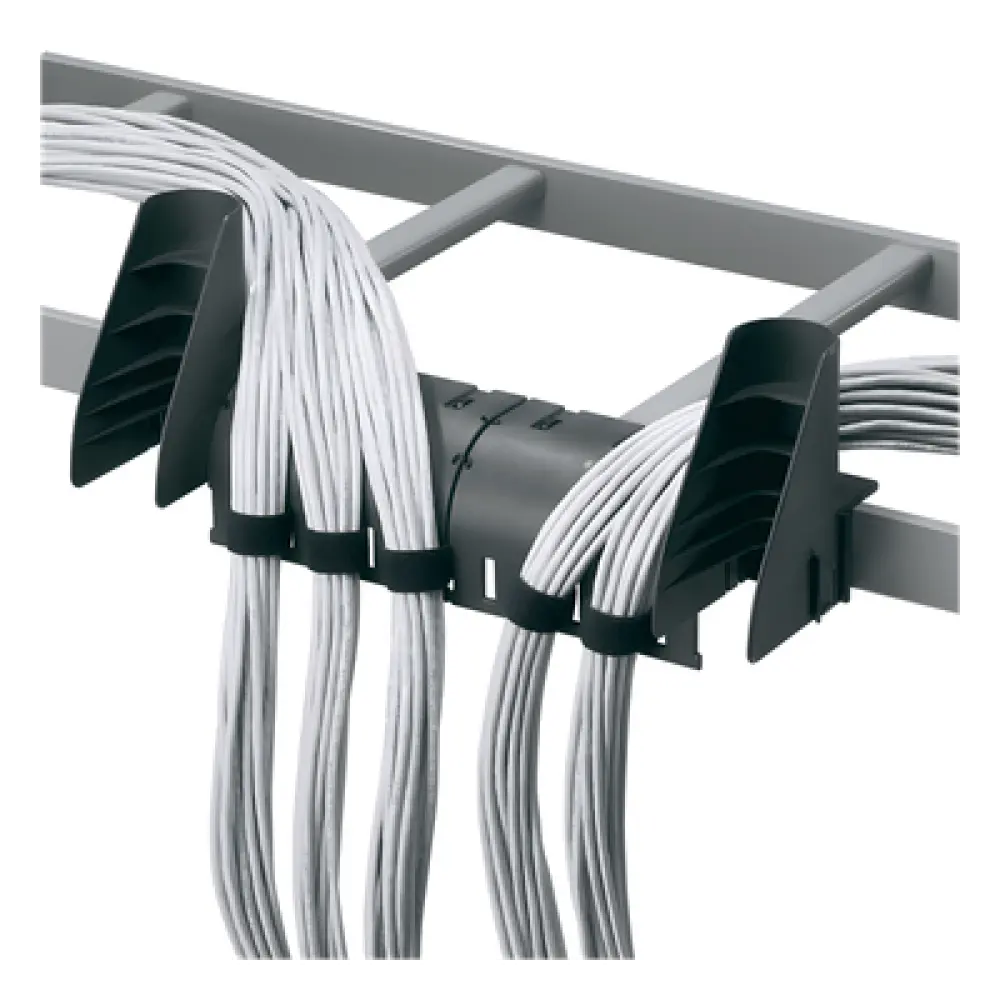Kit de Bajada de Cables / Control de Radio de Curvatura / Nylon 6.6 Reforzado / UL94V-0 / Color Negro