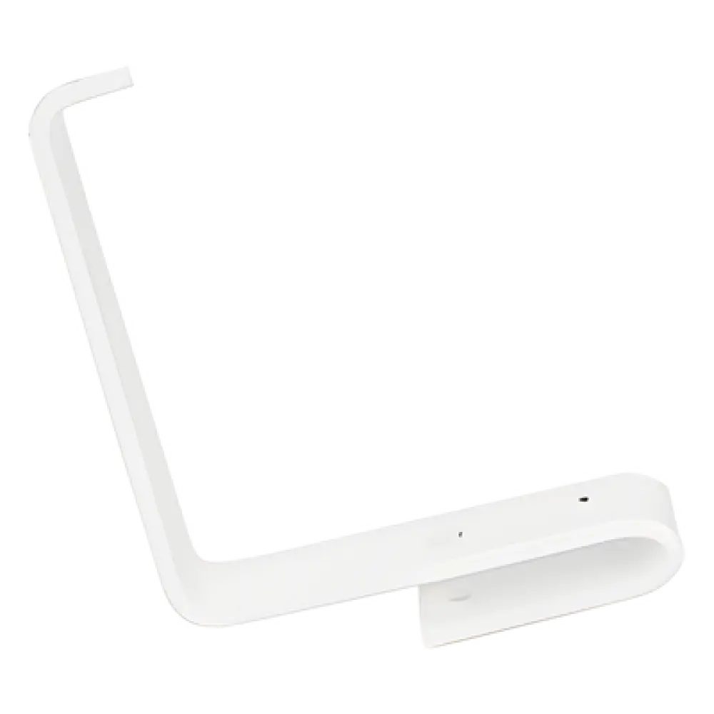 Soporte en L para Escalerilla / Separación de Cables de Alimentación / Acero Recubierto en Polvo / 0.19 in de Espesor / Color Blanco RAL 9005